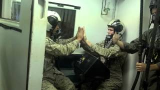 hypoxia training in the low pressure chamber at aircrew school [upl. by Suckram473]