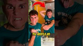 Cuando de PEQUEÑO mirabas un ESPEJO…👀 humor shorts comedy [upl. by Averat]