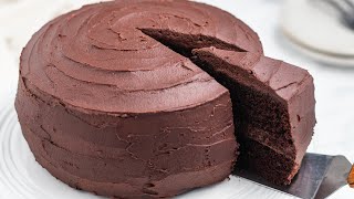 2Layer Chocolate Cake Recipe [upl. by Ayikaz44]