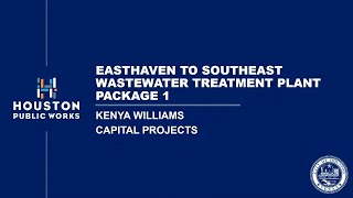 Virtual Community Meeting Easthaven Wastewater Treatment Plant Project [upl. by Nanoc]