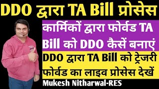 Paymanager पर DDO द्वारा TA Bill कैसे बनाएंHow to process TA bill to ddo on paymanager TADAbill [upl. by Bowden]