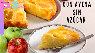 TARTA de MANZANA Y AVENA SIN HORNO SIN AZÚCAR bajas calorías lista en 15 minutos [upl. by Danyelle]