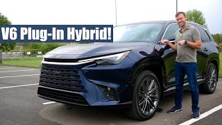 Review 2024 Lexus TX 550h  Is the V6 PlugIn Hybrid TX the Best [upl. by Sussna]