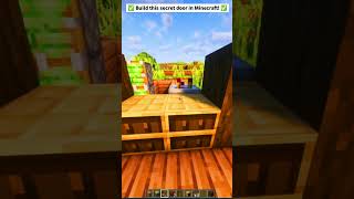 New Secret Bookshelf Door in Minecraft minecraft shorts [upl. by Merce]