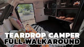 Off Grid Trailers Pando 20 Overland Teardrop Camper Trailer Tour  FULL WALKAROUND [upl. by Ko791]