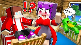 GIRL became a VAMPIRE JJ and Mikey ESCAPE from VAMPIRE GIRLS in Minecraft  Maizen [upl. by Mendez]