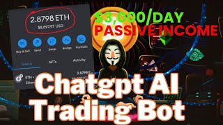 Chatgpt Trading Bot Full Tutorial Make 3000 Per Day on Ethereum  Crypto MEV Bot [upl. by Rosmunda896]