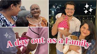 Baby’s first vaccination SHE CRIED 😭  Meeting Great Granny 🥺  Family gettogether Emotional 🥹 [upl. by Zamora]