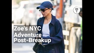 Zoe Kravitz Spotted in NYC After Channing Tatum Split [upl. by Raymund]