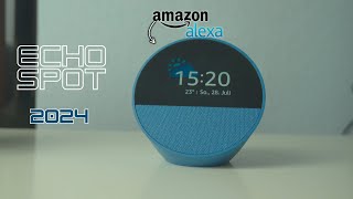 Echo Spot 2024 die Halbkugel von AMAZON  UNBOXING amp Einrichtung [upl. by Yirinec]