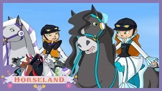 Horseland  Riding In Style  123  Horse Cartoons for Children Horse Cartoon 🐴💜 [upl. by Herriott]