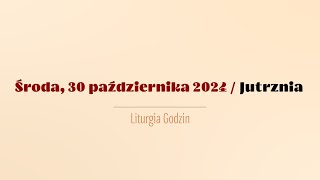 Jutrznia  30 października 2024 [upl. by Elaina]