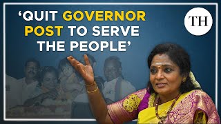 Tamilisai Soundararajan interview  Quit Governor post to serve the people  BJP  Tamil Nadu [upl. by Asik435]