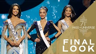 71st MISS UNIVERSE  Top 3 FINAL LOOK  Miss Universe [upl. by Anerbes]