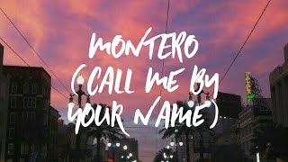 Lil Nas X  MONTERO Call Me By Your Name Clean Lyrics [upl. by Diena595]