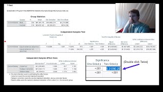 tTests explained using SPSS by Seth Welton TheLivingTarget [upl. by Kacerek]