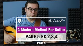 PAGE 5 EXERCISE 234 William Leavitt A Modern Method for Guitar [upl. by Miksen]