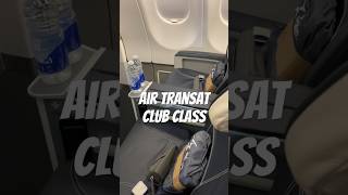 Air Transat Club Class Review  Airbus A330200  AGP to YUL airbus travel airplanes fly plane [upl. by Odrahcir]