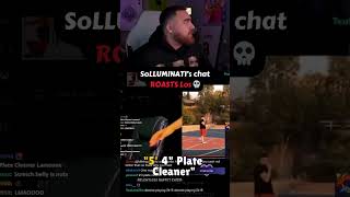 LosPollosTV gets ROASTED by SoLLUMINATIs Chat 😭 lospollostv solluminati funny [upl. by Fisch388]