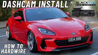 Blackvue Dashcam Hardwire Install  Subaru BRZ [upl. by Voe]