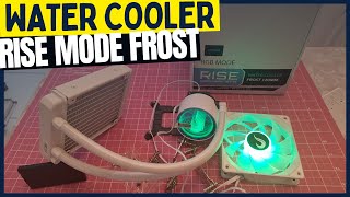 Water Cooler Branco Rise Mode Frost RGB  Water Cooler 120mm [upl. by Staley]