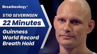 Stig Severinsen  22 Minutes Guinness World Record Breath Hold [upl. by Eenerb]