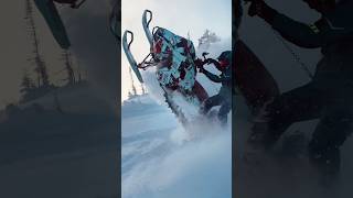 Sleds are fun 🛷 elevatedadventures skidoo winter freeride [upl. by Trotter]