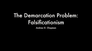 The Demarcation Problem Falsificationism [upl. by Schou670]