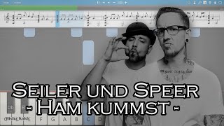 Seiler und Speer  Ham kummst Piano Tutorial  Sheets  MIDI Synthesia [upl. by Enohsal]