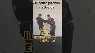 Guilhotina com Pressão Total Pulo na Guarda com Finalização Rápida Jiujitsu em pé combatsports [upl. by Ernst]