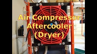 Air Compressor AftercoolerDryer DIY Under 200 [upl. by Oberstone]