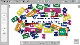 Adunarea si scaderea fractiilor zecimale finite [upl. by Dedric]