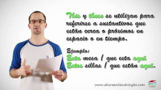 Curso Ingles Online  Unidad 2 Leccion 4  Pronombres demostrativos en Ingles [upl. by Venditti]