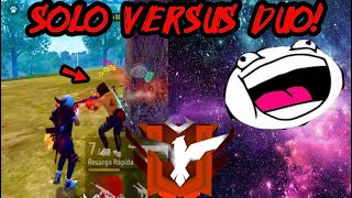 JUGUĂ‰ FREE FIRE EN SOLO Vs DUO Y ESTO PASĂ“ TheWiky [upl. by Otxis]