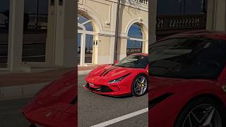 Ferrari F8 in Monaco short shorts fyp monaco luxury [upl. by Hgielsa888]