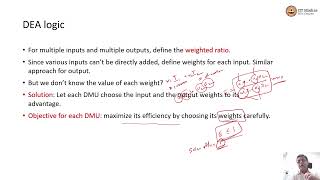 Optimization Method  Data Envelopment Analysis [upl. by Aicilif]