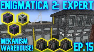 Building A Mekanism Warehouse with Mekanism Machines Inside  Minecraft E2E ep15 [upl. by Delmar782]