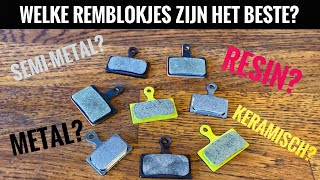 Welke remblokken moet jij kiezen voor de schijfrem RESIN organisch METAL sintered OF KERAMISCH [upl. by Caryn]