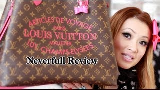 Louis Vuitton Neverfull Review GM IKAT SUMMER 2013 COLLECTION [upl. by Jarvis]