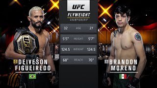 UFC 270 Free Fight Brandon Moreno vs Deiveson Figueiredo 1 [upl. by Eelarual]