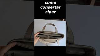 Aprenda agora consertar ziper de uma bolsa ziper conzertarziper ziperestragado [upl. by Hearsh604]