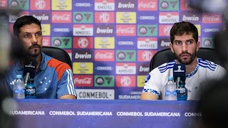 🦊🎙️ENTREVISTA  Moisés Moura e Lucas Silva  Alianza 0 x 3 Cruzeiro [upl. by Donohue]