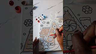 Lets paint diy Creatology Gingerbread House crafts paintingideas [upl. by Nahtnanhoj]