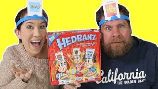 Playing Hedbanz Game 2nd Edition [upl. by Ozne]