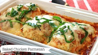 Easy Cheesy Parmesan Chicken Baked to Perfection 🍽 [upl. by Ethben153]