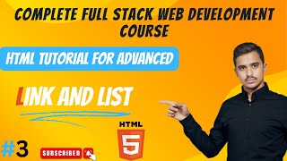 HTML Links and Lists 2  html [upl. by Nitsirt]