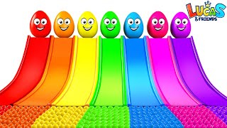 Learn Colors Red Orange Yellow Pink Green Blue Purple  Colors for Kids Song  RV AppStudios [upl. by Mccallum763]