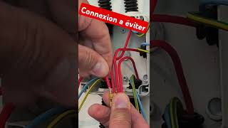 Connexion à éviter en électricité malgré lautorisation par la norme electric astuce [upl. by Dyun]