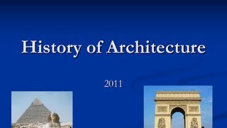 Lecture 03  Egyptian Architecture P [upl. by Teresita]