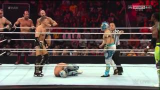 The Lucha Dragons amp New Day vs Cesaro amp Kidd The Ascension Raw 2015 Full Maç hd [upl. by Ahsimin]